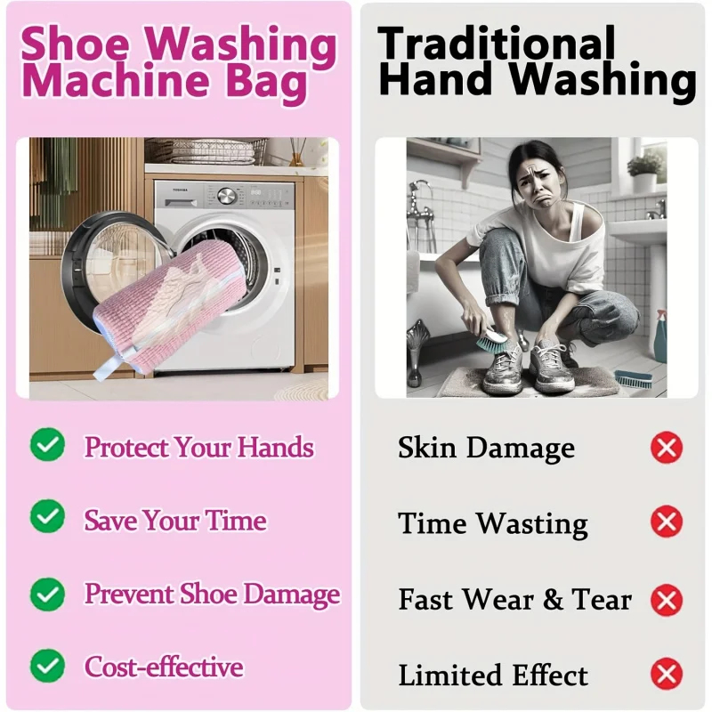 All-Purpose Machine Wash Shoe  - Shoe Cleaning Brush recension och pris