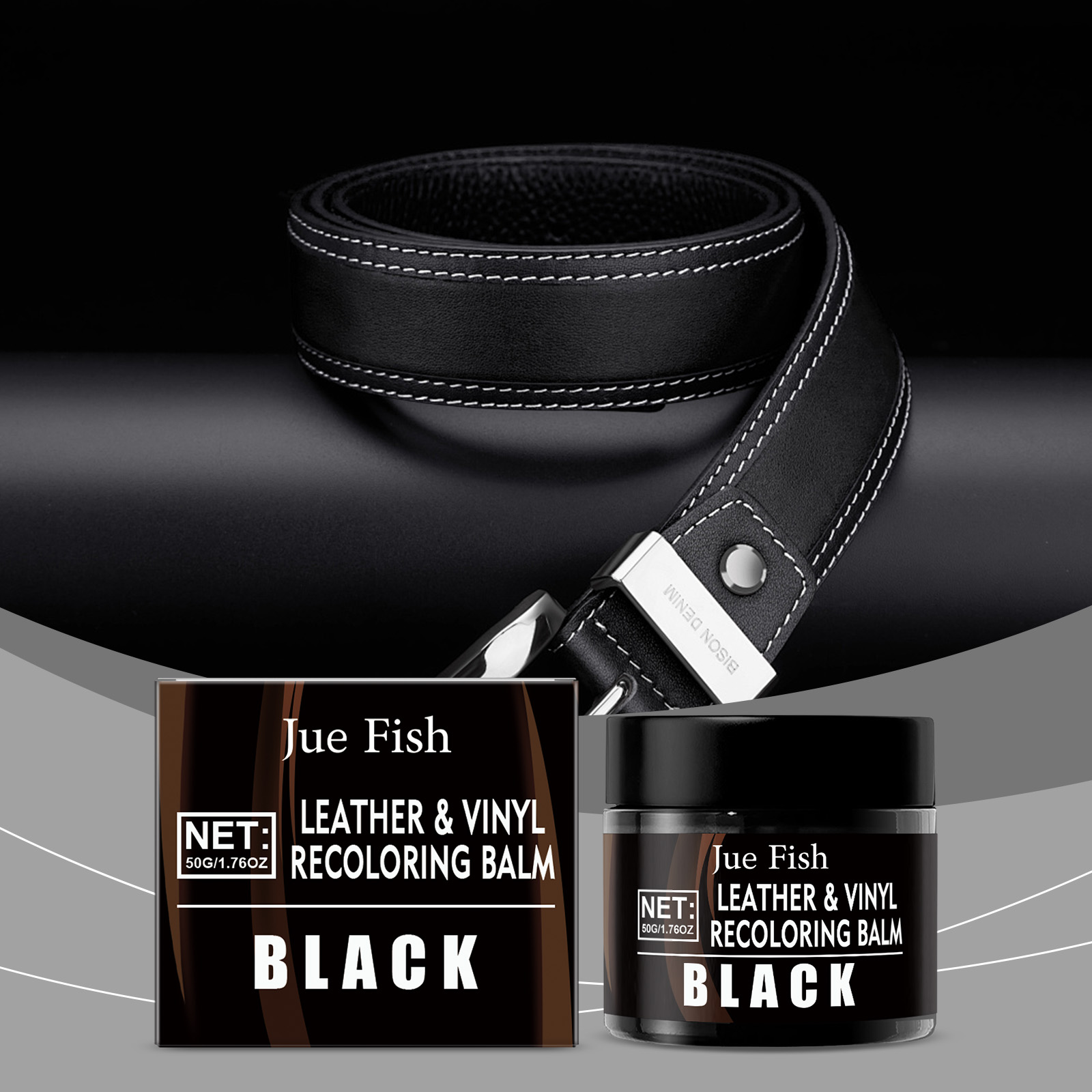 50g Black Leather Recoloring B - Leather Shoe Polish recension och pris