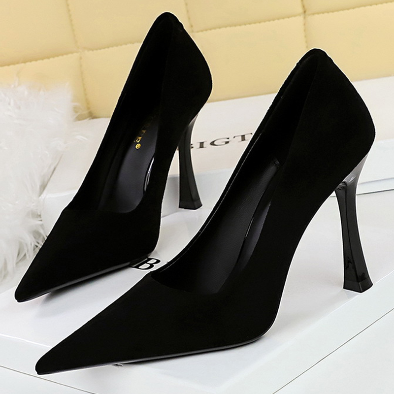 BIGTREE Shoes Suede Black Wome - Shoe Tree recension och pris