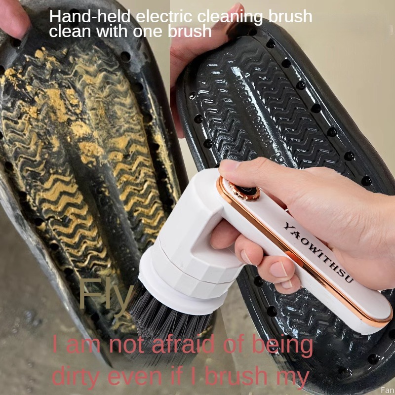 Electric Cleaning Brush Handhe - Shoe Cleaning Brush recension och pris